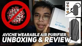 AVICHE M1 WEARABLE AIR PURIFIER (Unboxing & Review) by Boycam TV
