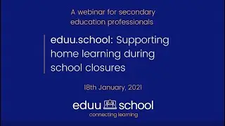 eduu.school: Supporting Home Learning During School Closures (KS3 & KS4)
