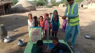 Pakistan Islamic Trust Water Hand Pump project #161 At Tharparkar Sindh Pakistan #tharparkar #sindh