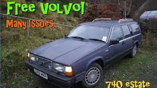 Free car! Volvo 740 estate - test drive - warts and all