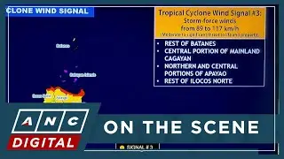 WATCH: Areas under tropical wind cyclone signals due to Super Typhoon Nando as of 11am | ANC