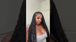 13x6 36inch braided wig from : supernova hair 😍