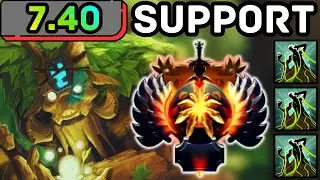 🔥 NEW PATCH 7.40 !!! TREANT PROTECTOR HARD SUPPORT TOO MUCH VALUE | DOTA 2 GAMEPLAY 🔥