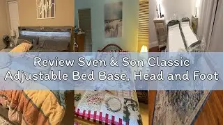 Review Sven & Son Classic Adjustable Bed Base, Head and Foot Lift, Massage, Under-Bed Lights, USB, G