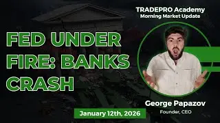 Fed Independence Under Attack: Powell Investigation & Bank Stocks Crash