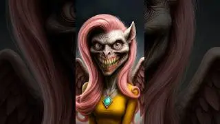 Horror version of the My Little Pony characters part 2 #scary