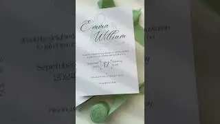 Easy to personalized and print at home - DIY Invitation #diybride #diyinvitation #canva #wedding