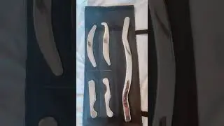 धातु गुआशा थेरेपी टूल किट Metal GuaSha Therapy Tool Kit | Physio Scraper #acupressureproducts
