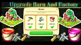 Township Game /Township Barn and Factory Upgrade.
