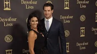 Nadia Bjorlin & Grant Turnball Red Carpet Style at Days of Our Lives 50 Anniversary Party