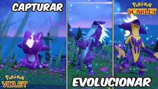 COMO CAPTURAR A TOXEL y EVOLUCIONAR A TOXTRICITY FORMA GRAVE y AGUDA en POKEMON ESCARLATA Y PURPURA