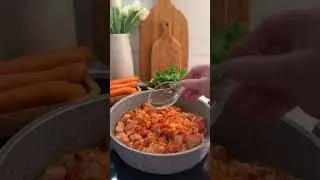 Tender Chicken in Tomato Sauce with Basmati Rice & Fresh Salad #lemongrasschicken