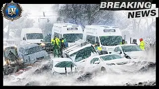 Live🔴 M62 motorway paralyzed by storm Larisa! Dying British drivers call for help!