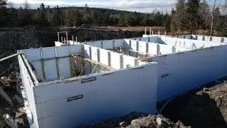 Polycrete- Big Block 1600 Insulated Concrete Forms ICF - Installation Video