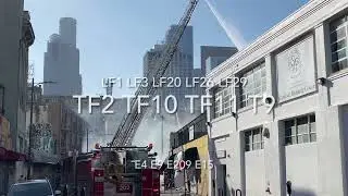 LAFD: Major Emergency Structure Fire in Downtown Los Angeles | June 19, 2025
