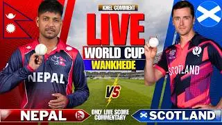 NEPAL VS SCOTLAND T20 WORLD CUP MATCH 33 | LIVE SCORE AND COMMENTARY | WORLD CUP 2026 | NEP VS SCO