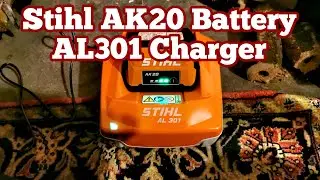 Stihl AK20 Battery And AL301 Battery Charger, Unboxing, Operstion, Installation