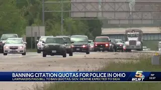 Ohio bill to ban police use of quotas for tickets heads to governor&rsquo;s desk