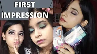 FIRST IMPRESSION OF L.A. COLORS AND NYKAA EYE LASHES|I tried lashes for the first time|Cruelty free.