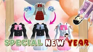 Outfit Tahun Baru Aesthetic 🎆 | Sakura School Simulator Part 2