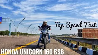 2020 Honda Unicorn 160cc BS6 | Top Speed Test | Shocking result