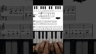 6. Autumn Snow Storm || The Leila Fletcher Piano Course Book 1 on toy piano
