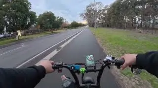 Quick ride on the Fatboy