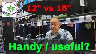 Вопрос дня &mdash; Какая колонка удобнее/полезнее: 12-дюймовая или 15-дюймовая?