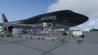 Hand flying the Jags 747 into JAX to begin the season