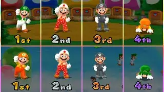 Mario Party 9 - Yoshi Vs Toad Vs Daisy Vs Kamek #MarioGame