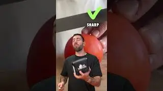 Esse rolo magn&eacute;tico &eacute; o melhor afiador de faca j&aacute; inventado!! 😱🔪