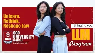 Redefining Legal Education | LLM at CGC University, Mohali #cgcuniversitymohali