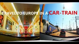 Travel to Europe with me in a CAR TRAIN || LeShuttle ||