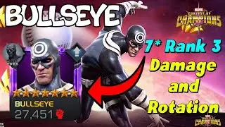 BULLSEYE - DAMAGE & ROTATION SHOWCASE! - 7* RANK 3