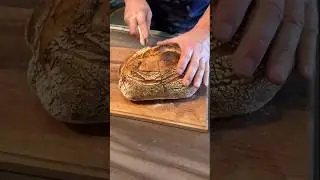Konsep pembuatan roti campaillou khas eropa #rotiprancis #rotieropa