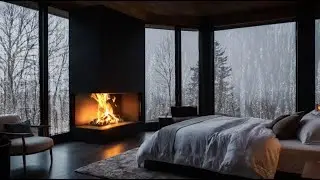 Gentle Rainfall at Night 🌧 Cozy Bedroom Rain Sounds for Deep Sleep