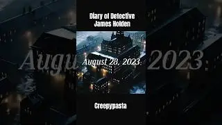 Lost diary entry: Det. James Holden.#creepy#scary #spooky #creepypasta #diary #journal #scarystories