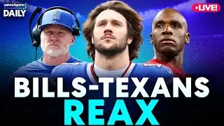 TNF Reaction: Texans Defense Lassoes Josh Allen in Thursday THRILLER | Yahoo Sports Daily 🔴