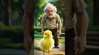The Wise Yellow Bird #duck #oldman #fyp #fypシ゚viral #shorts