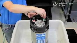 Ausserbetriebnahme Ionenaustauscher Patrone MINISTIL Anleitung Regenerierstation Stuttgart
