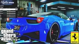 Prior Design Ferrari 458 Widebody tuning 🚗 GTA V ☢ Redux Extreme Graphics !!!