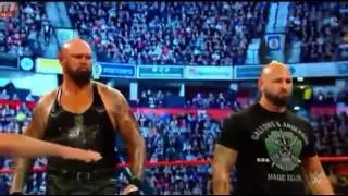 GALLOWS & ANDERSON  VS  HEATH SLATER & RHYNO # IN  MAIN EVENT