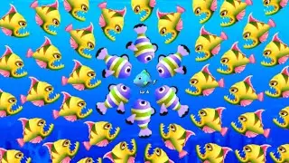 Fishdom New Update Ads Mini Games / Fish Evolution Games - Fish monster Part 172 Gameplay