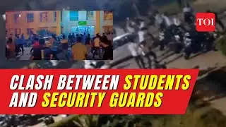 Gautam Buddha University Clash: Students & Security Guards clash at Gautam Buddha University Hostel