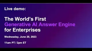Introducing Kyndi Generative AI Answer Engine webinar