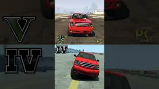 GTA 4 vs GTA 5 - Game Physics Comparison