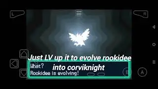 [pokemon fire red extended] how to get corviknight