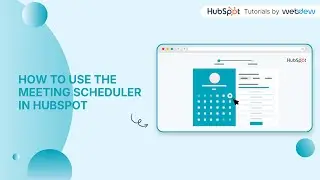 How to use the meeting scheduler in HubSpot