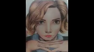 Beth Harmon &Ccedil;izimi / Drawing Beth Harmon (The Queen's Gambit)