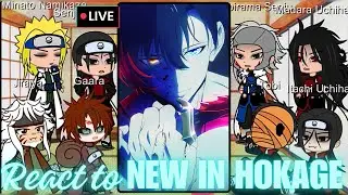 Naruto friends react to Sung Jin woo as new hokage | Solo Leveling | Gacha life reaction